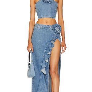 Lovers + Friends Marsella Rosette Jean Set